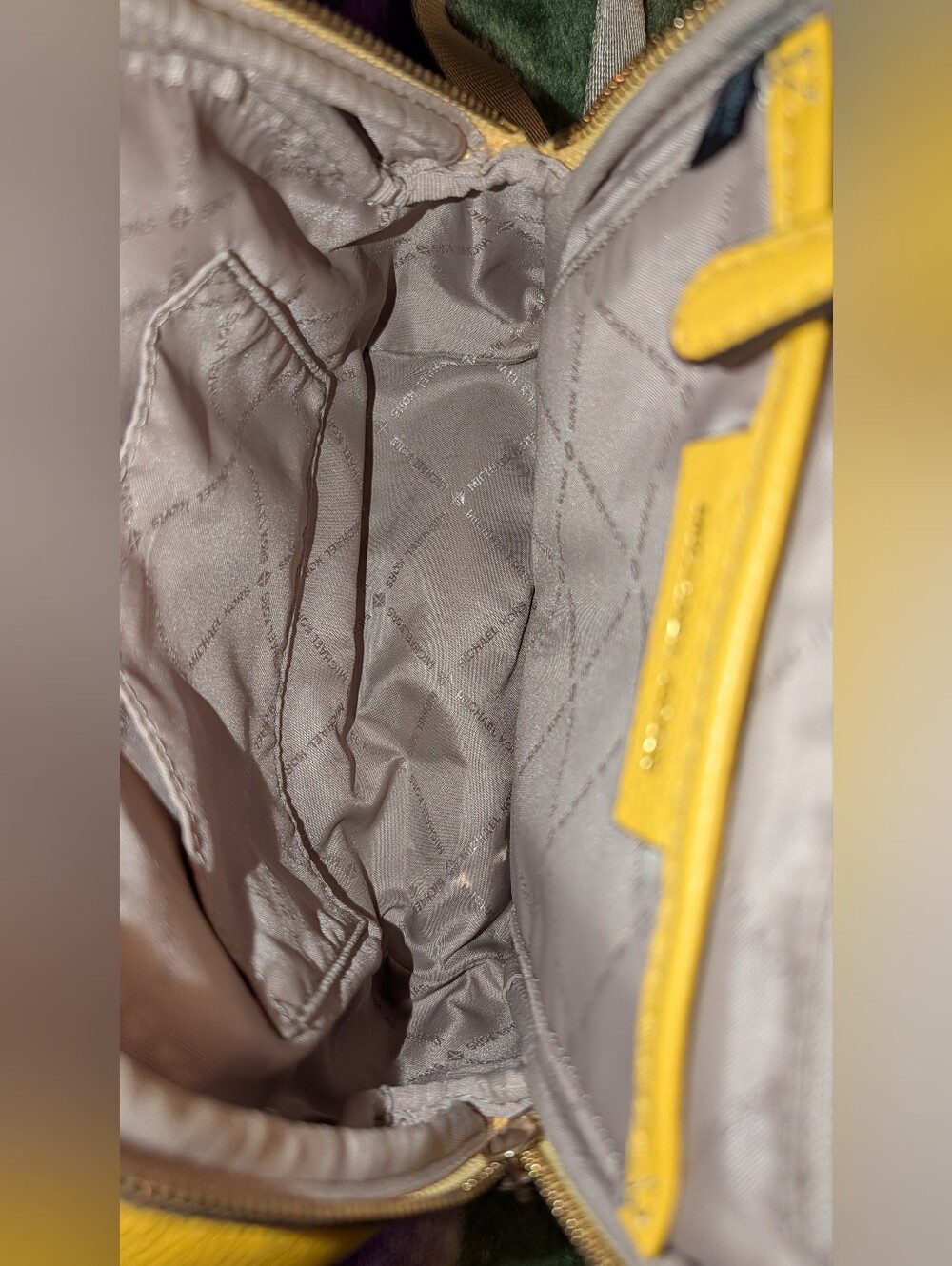 MICHAEL KORS ERIN SMALL CONVERTIBLE BACKPACK YELLOW EUC - Picture 10 of 15